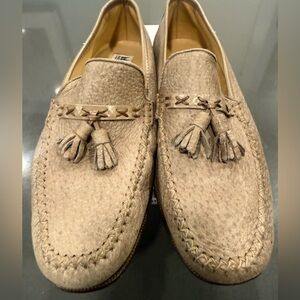 Moreschi Beige Tassel Loafers 10
